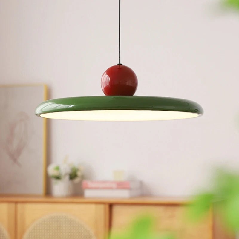 Lámpara Colgante de Cristal Estilo Bauhaus con Iluminación LED – Lámpara de Techo Moderna para Decoración Minimalista 1