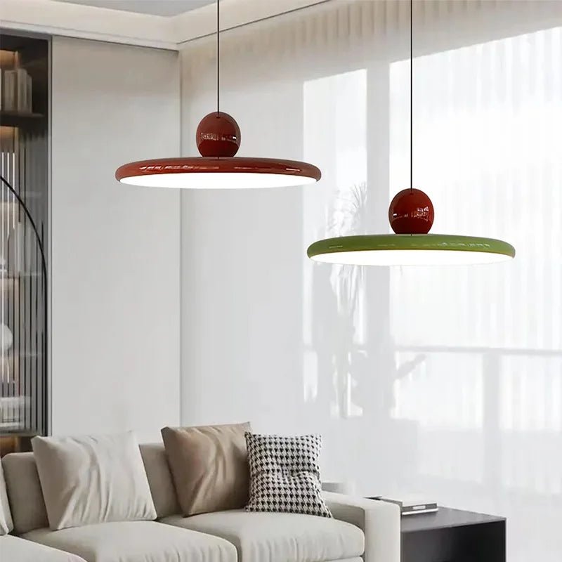 Lámpara Colgante de Cristal Estilo Bauhaus con Iluminación LED – Lámpara de Techo Moderna para Decoración Minimalista 4