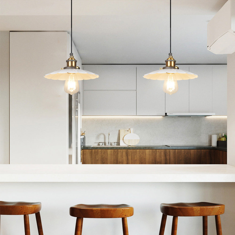 Lámpara Colgante de Diseño Minimalista Blanca para Sala de Estar 4