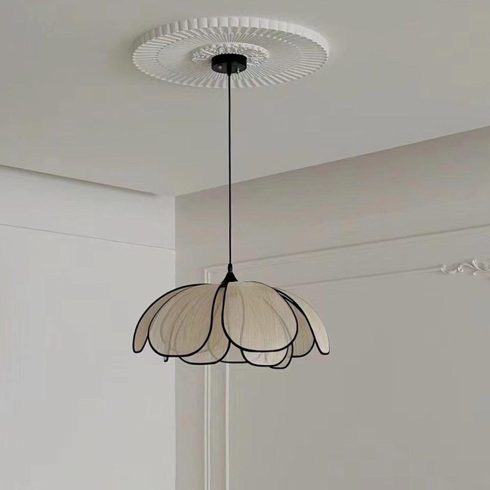 Lámpara Colgante de Diseño Moderno en Fibra para Sala de Estar – Iluminación Elegante y Duradera 8