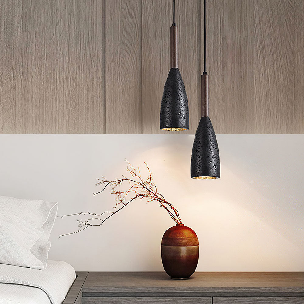 Lámpara Colgante de Estilo Nórdico para Cocina y Comedor - Diseño Minimalista en Mármol y Madera 7