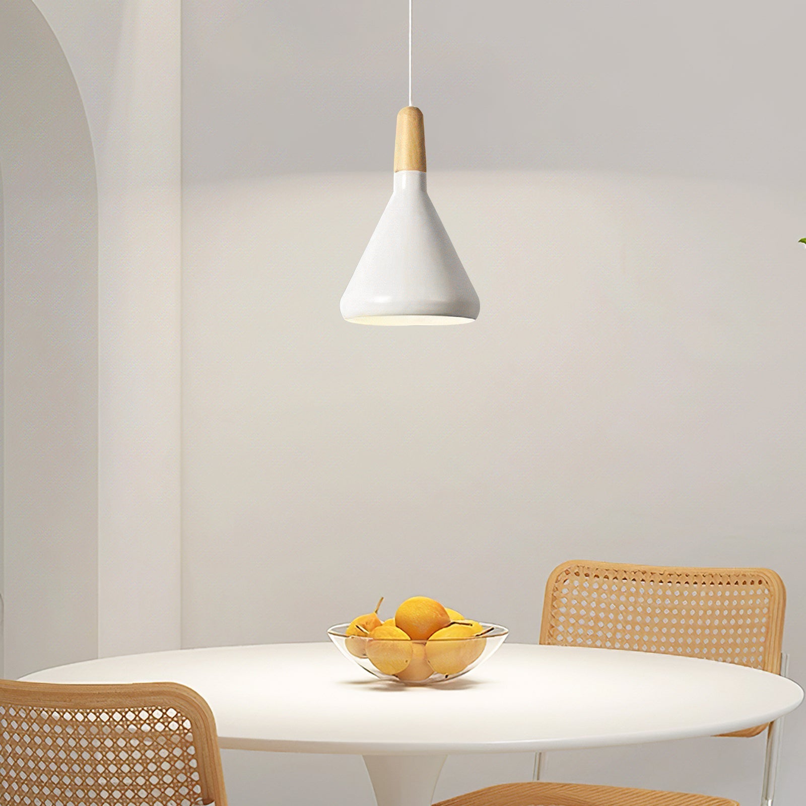 Lámpara Colgante de Madera Creativa Estilo Nórdico – Diseño Minimalista para Iluminar Tu Hogar 0