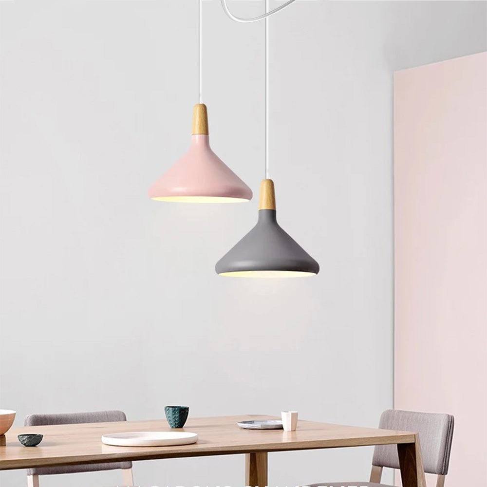 Lámpara Colgante de Madera Creativa Estilo Nórdico – Diseño Minimalista para Iluminar Tu Hogar 10