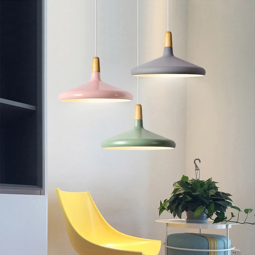 Lámpara Colgante de Madera Creativa Estilo Nórdico – Diseño Minimalista para Iluminar Tu Hogar 11