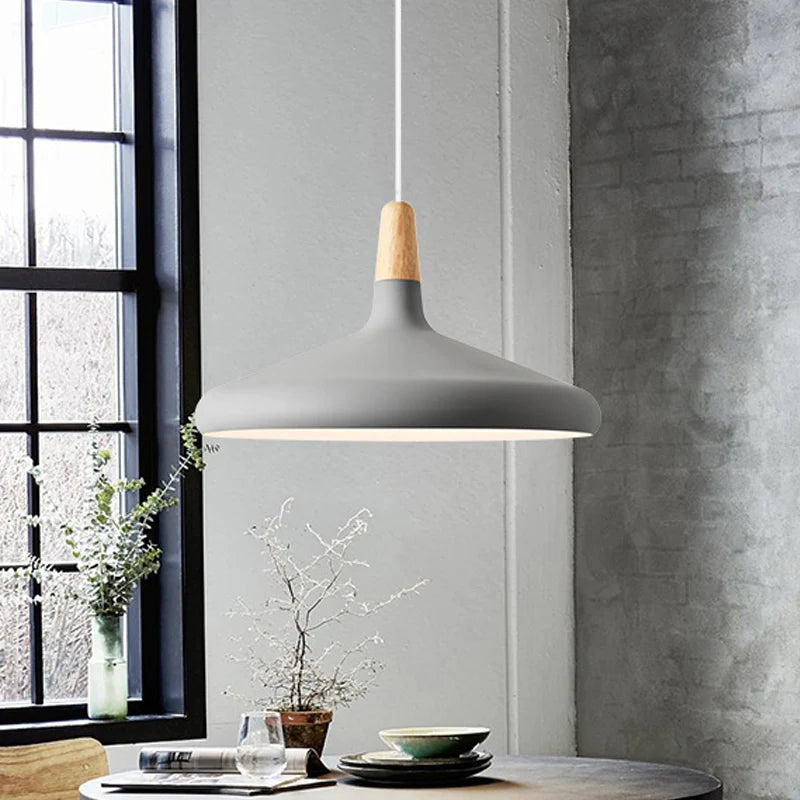 Lámpara Colgante de Madera Creativa Estilo Nórdico – Diseño Minimalista para Iluminar Tu Hogar 12