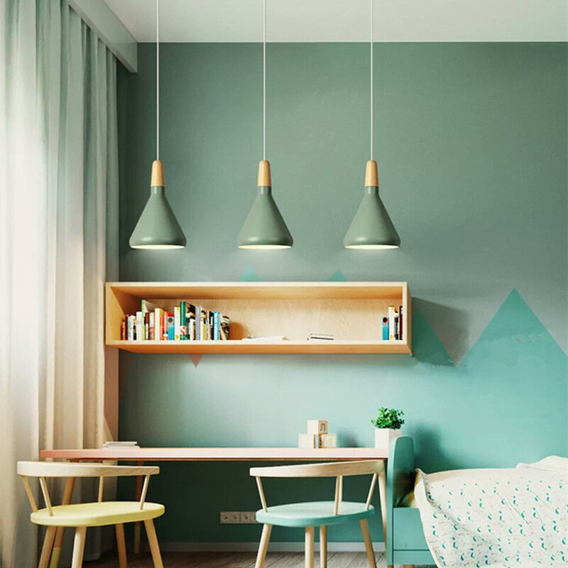 Lámpara Colgante de Madera Creativa Estilo Nórdico – Diseño Minimalista para Iluminar Tu Hogar 14