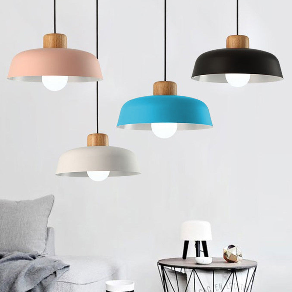Lámpara Colgante de Madera Creativa Nórdica con Diseño Moderno 2