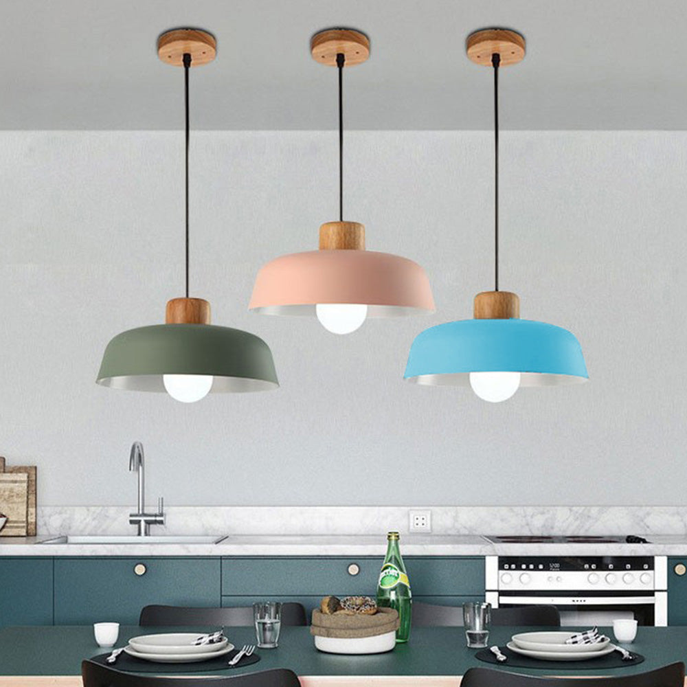 Lámpara Colgante de Madera Creativa Nórdica con Diseño Moderno 3