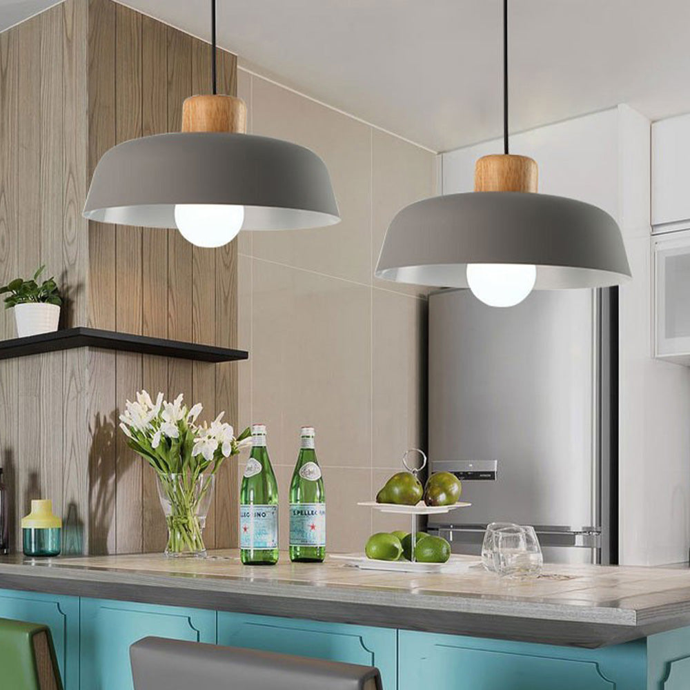 Lámpara Colgante de Madera Creativa Nórdica con Diseño Moderno 9