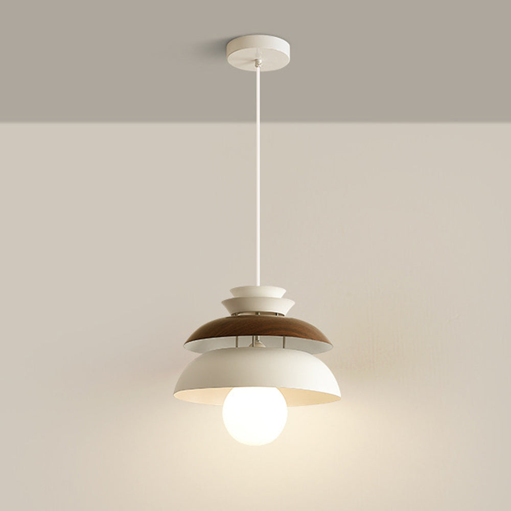 Lámpara Colgante de Metal en Diseño Moderno con Cúpula – Elegante y Duradera 9