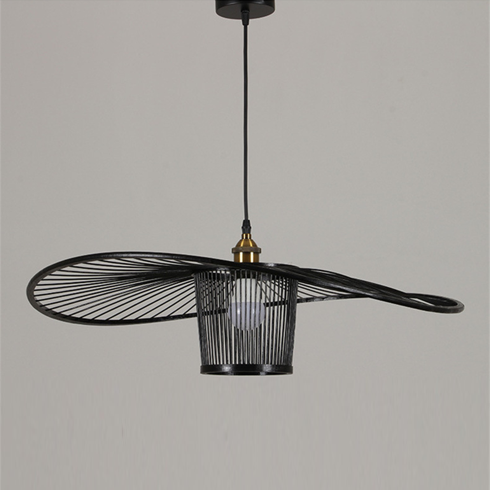 Lámpara Colgante de Ratan Tejida a Mano de Bambú Vintage – Diseño Rústico y Elegante 6