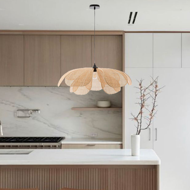 Lámpara Colgante de Ratan con Diseño Rústico y Acabado Natural – Ideal para Interiores Boho 6
