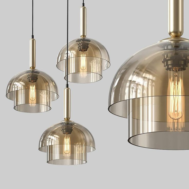 Lámpara Colgante de Techo de Vidrio Moderno con Diseño Elegante – Doble y Triple Capa 7