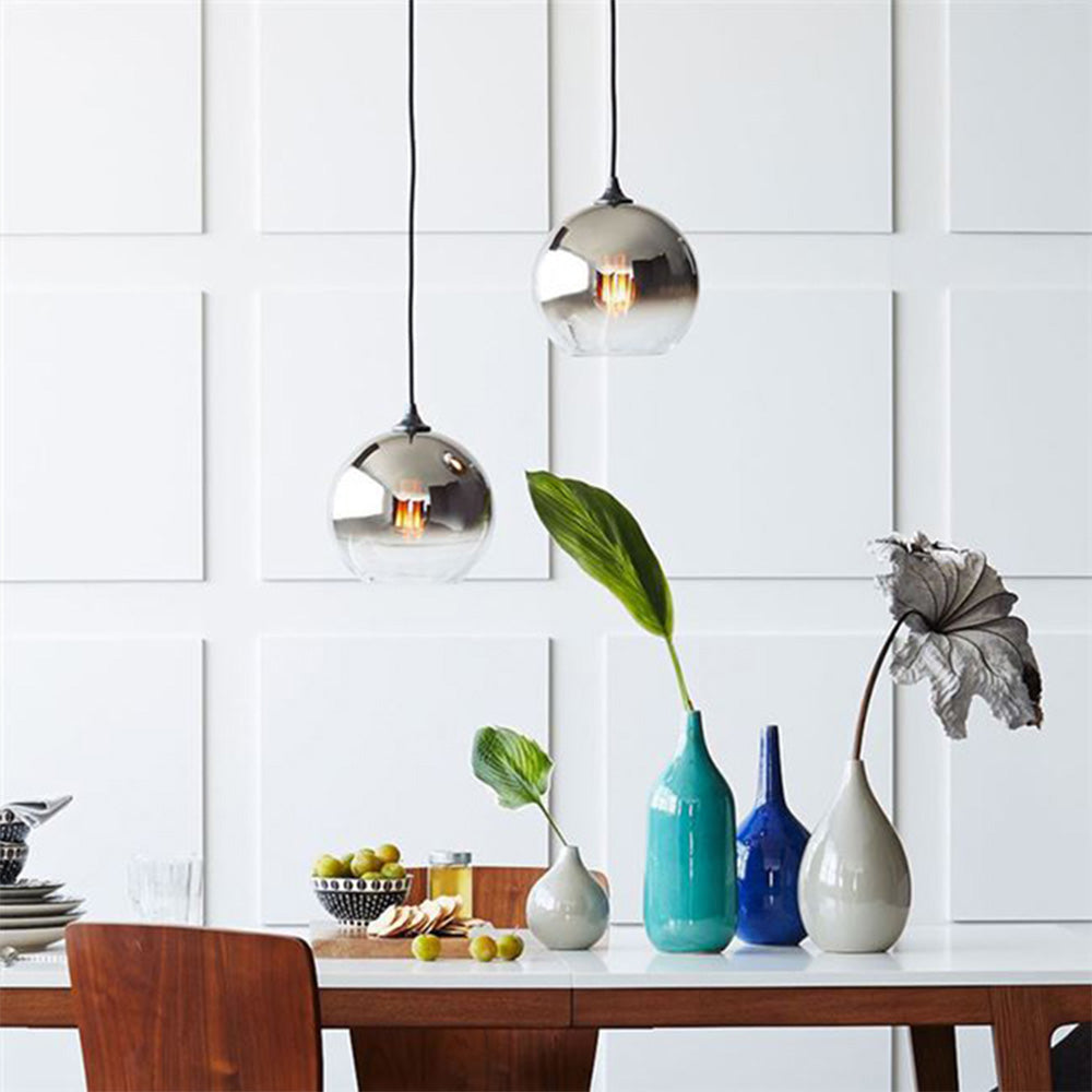 Lámpara Colgante de Vidrio Colorido Moderna y Sencilla – Diseño Contemporáneo 6
