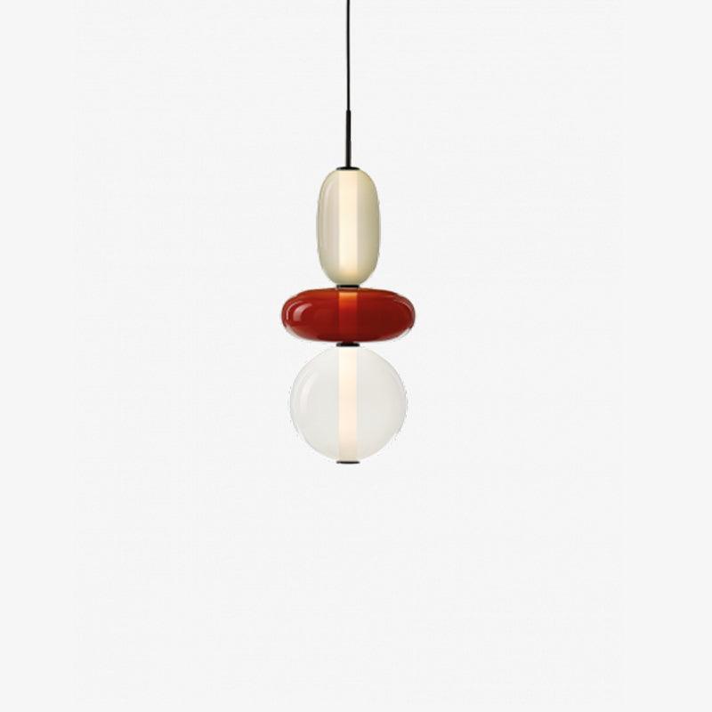 Lámpara Colgante de Vidrio Colorido con LED Integrado – Diseño Moderno y Elegante 16