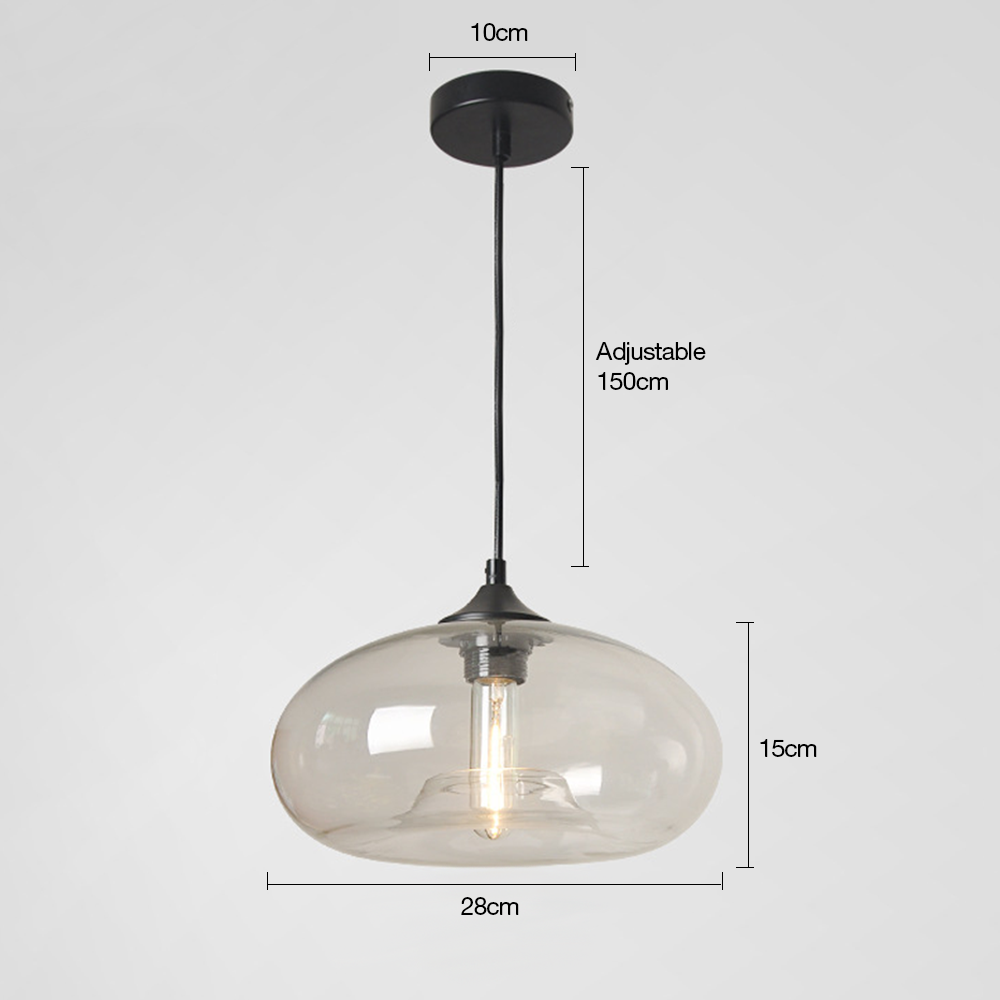 Lámpara Colgante de Vidrio Colorido para Comedor – Diseño Único y Artístico 3