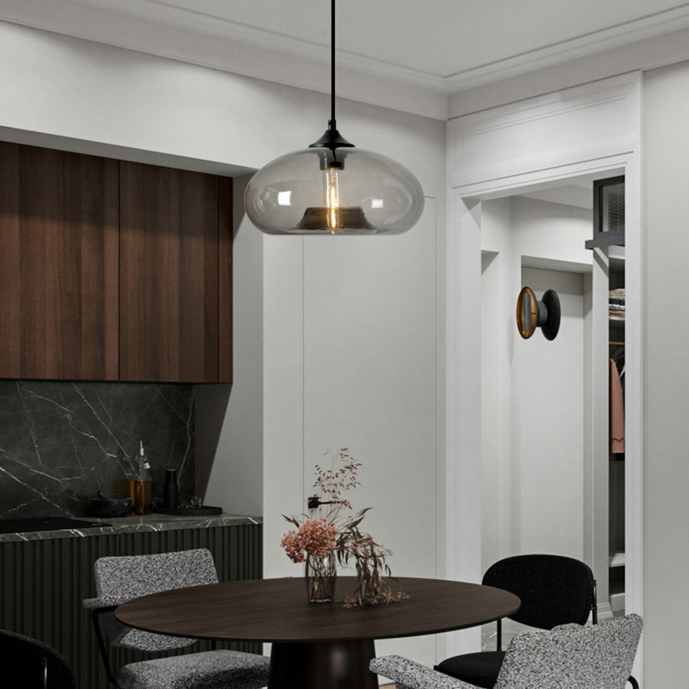 Lámpara Colgante de Vidrio Colorido para Comedor – Diseño Único y Artístico 4