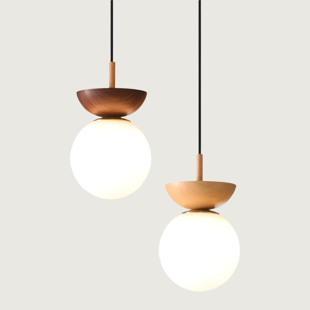 Lámpara Colgante de Vidrio Decorativa con Diseño Elegante – Ideal para Salones y Comedores 8