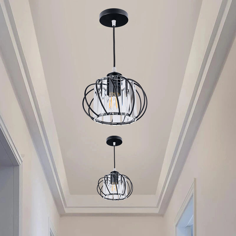 Lámpara Colgante de Vidrio Globular Nórdica para Pasillo – Diseño Moderno y Minimalista 0