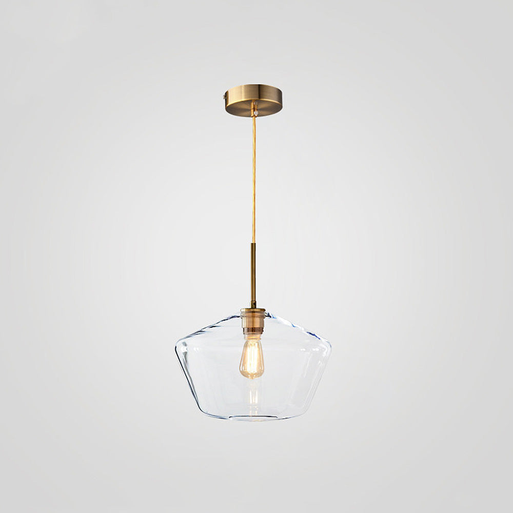 Lámpara Colgante de Vidrio Industrial para Sala de Estar – Diseño Moderno y Elegante 9
