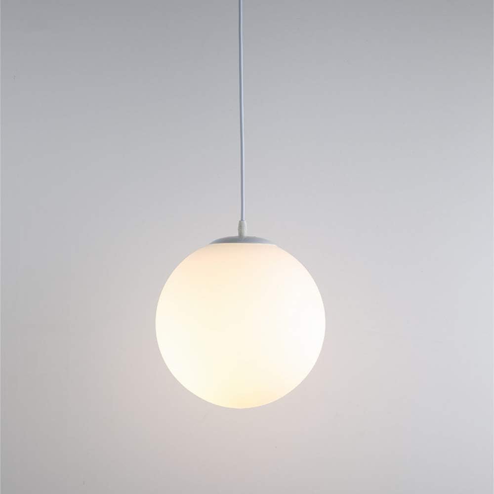 Lámpara Colgante de Vidrio Minimalista para Restaurante – Diseño Elegante de 1 Luz 12