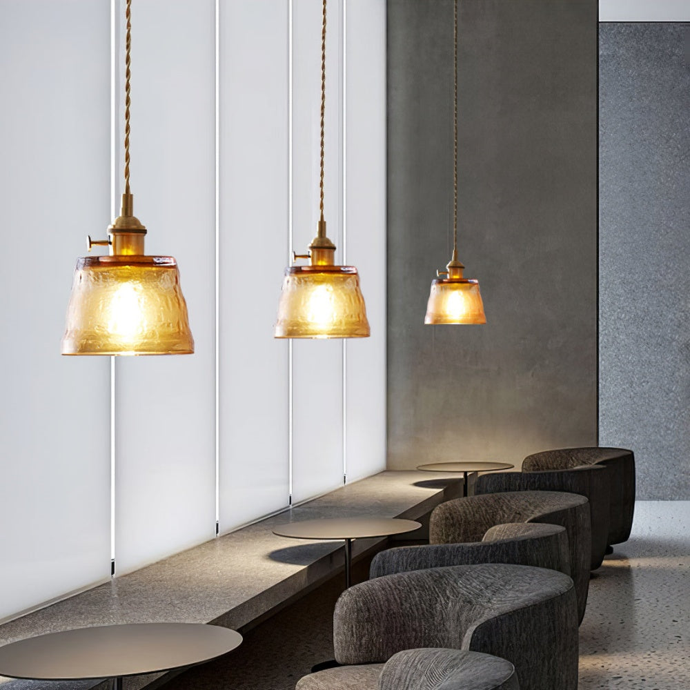 Lámpara Colgante de Vidrio Moderno y Minimalista – Diseño Elegante para Comedor y Sala de Estar 3
