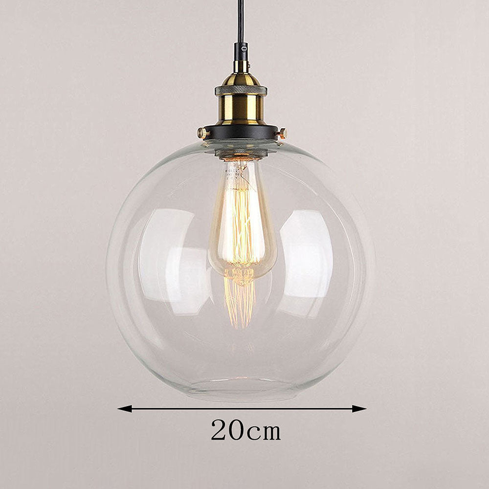 Lámpara Colgante de Vidrio Negro con Estilo Minimalista – Iluminación Moderna para Comedor y Sala 4