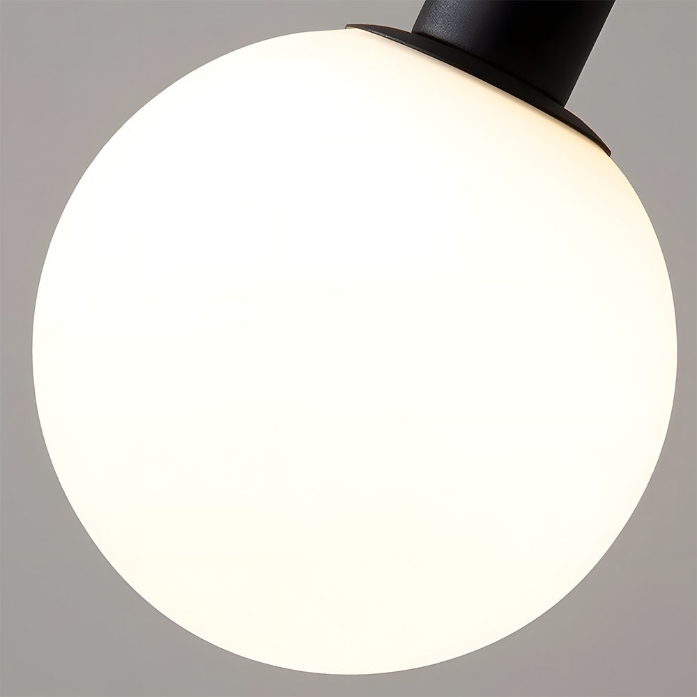 Lámpara Colgante de Vidrio Opalescente Moderna para Techo – Diseño Sofisticado Ideal para Dormitorios y Salas de Estar 4