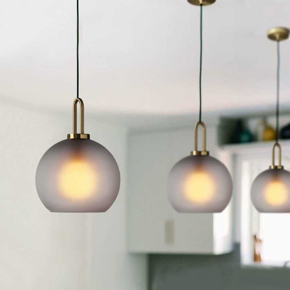 Lámpara Colgante de Vidrio Simple Nórdica – Diseño Minimalista para Iluminación Moderna 7
