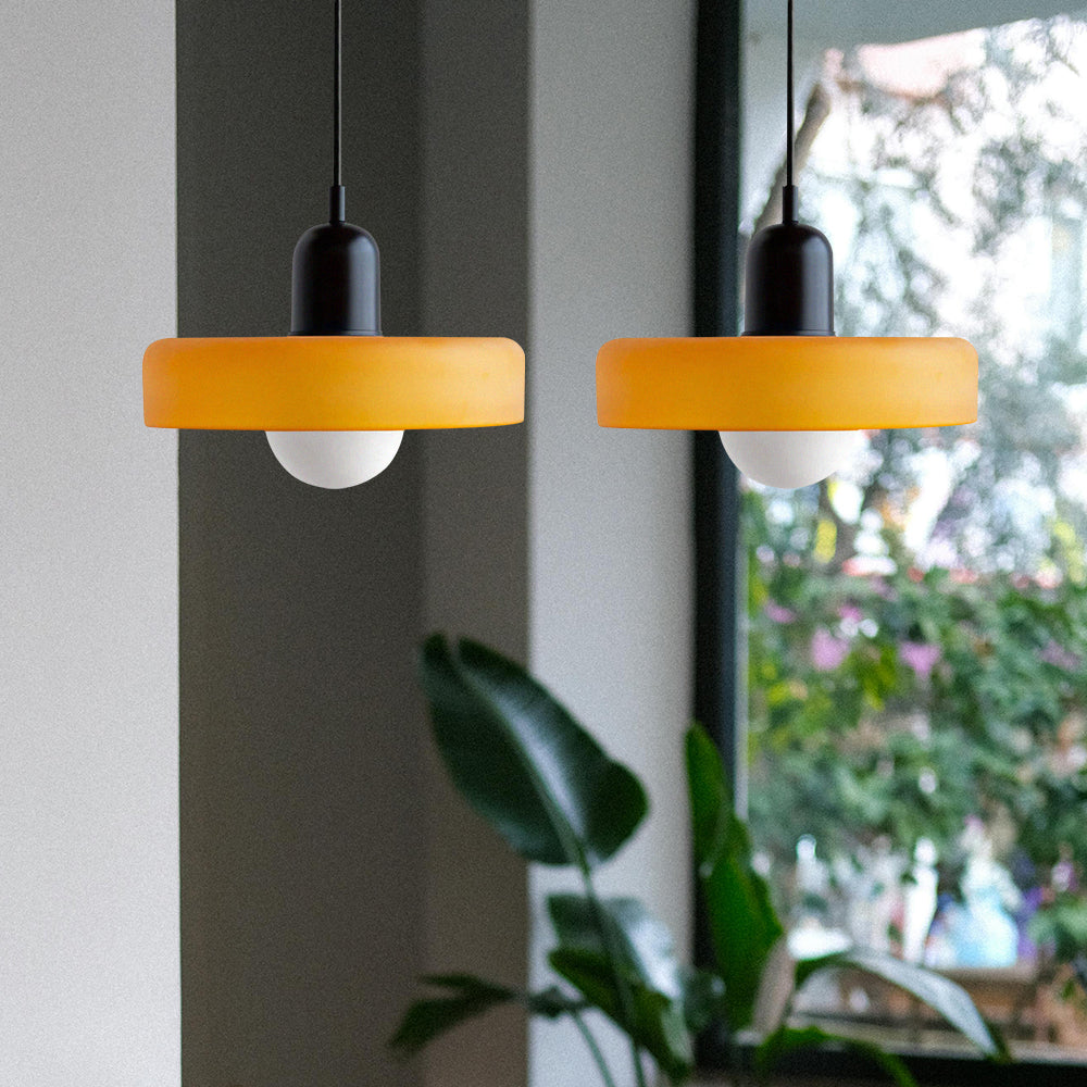 Lámpara Colgante de Vidrio Templado Bauhaus de 2 Cabezas – Diseño Moderno y Elegante 15