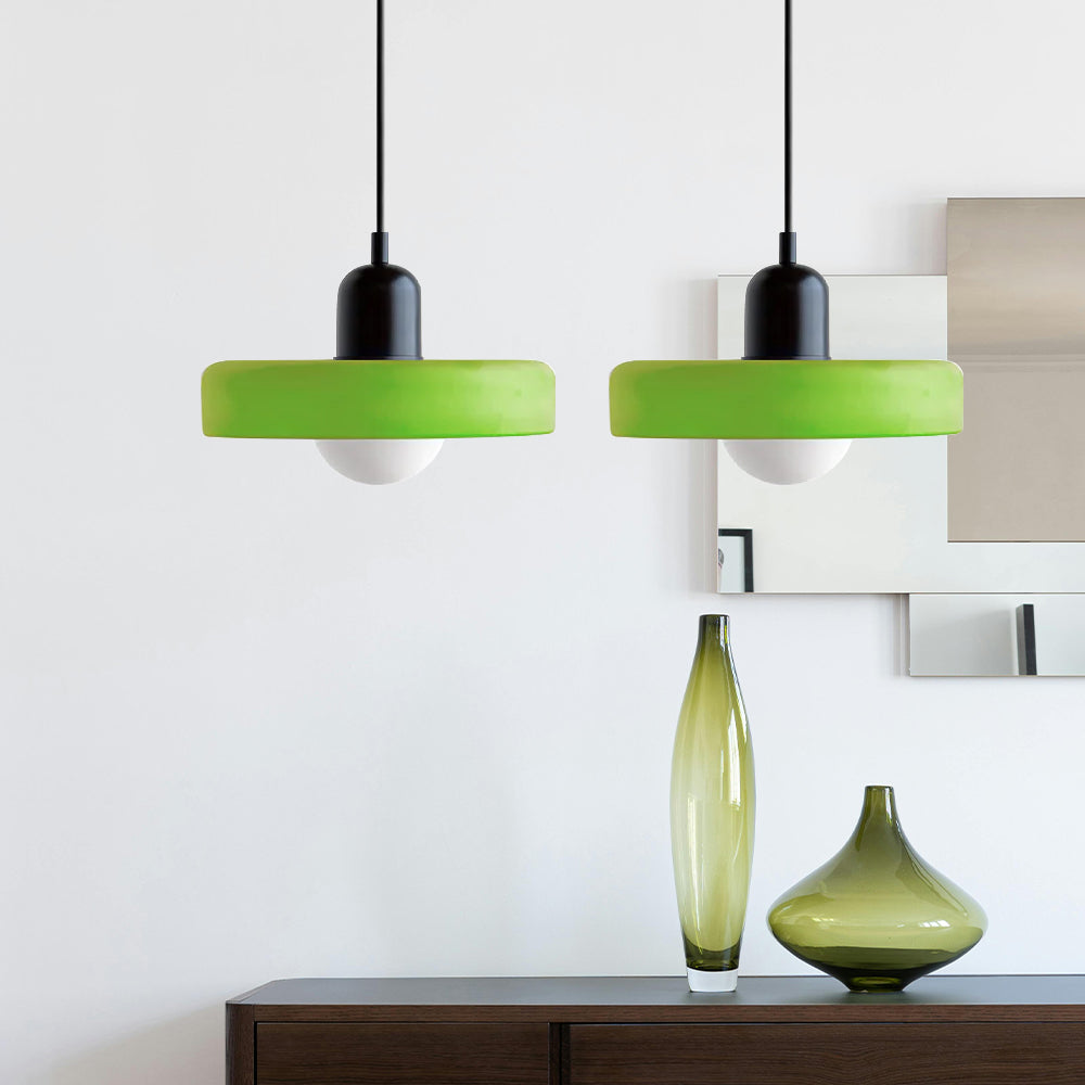 Lámpara Colgante de Vidrio Templado Bauhaus de 2 Cabezas – Diseño Moderno y Elegante 21