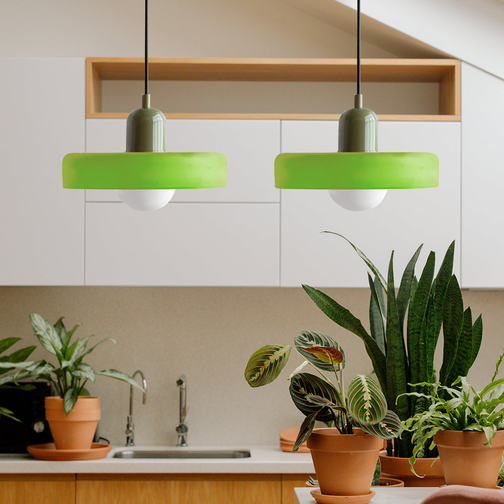 Lámpara Colgante de Vidrio Templado Bauhaus de 2 Cabezas – Diseño Moderno y Elegante 28