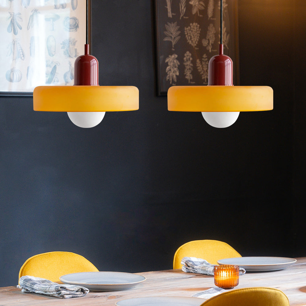 Lámpara Colgante de Vidrio Templado Bauhaus de 2 Cabezas – Diseño Moderno y Elegante 31