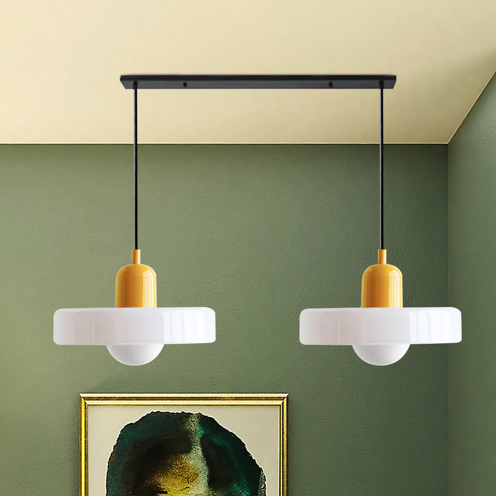 Lámpara Colgante de Vidrio Templado Bauhaus de 2 Cabezas – Diseño Moderno y Elegante 34