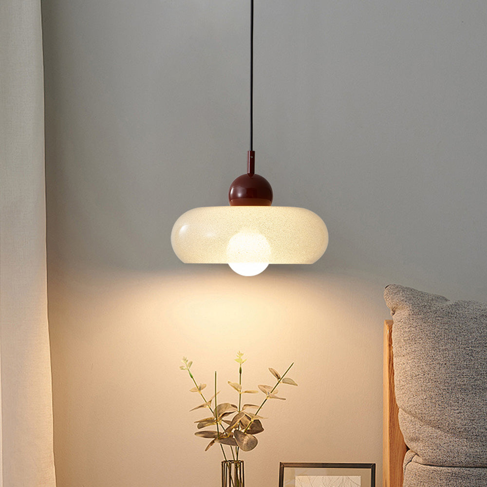 Lámpara Colgante de Vidrio Transparente Minimalista Moderna para Techo – Lámpara de Techo Escandinava para Sala de Estar 0