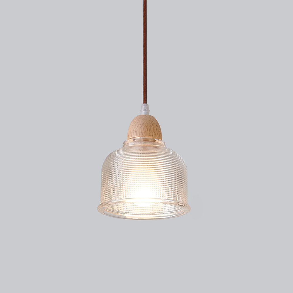 Lámpara Colgante de Vidrio Transparente para Pasillo – Diseño Elegante y Versátil 4