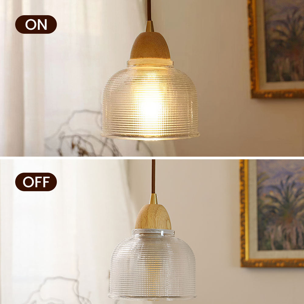 Lámpara Colgante de Vidrio Transparente para Pasillo – Diseño Elegante y Versátil 5