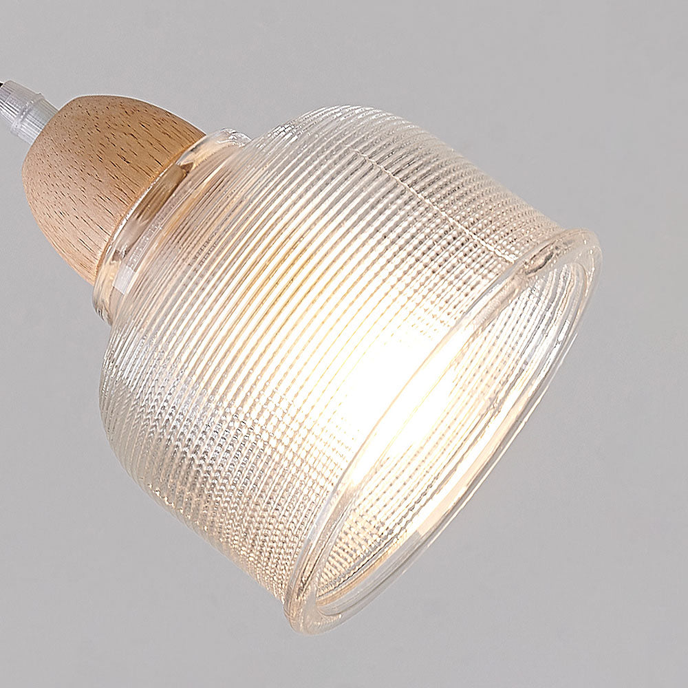 Lámpara Colgante de Vidrio Transparente para Pasillo – Diseño Elegante y Versátil 7