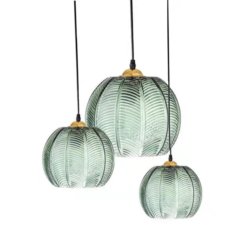 Lámpara Colgante de Vidrio Verde Moderno – Elegante y Contemporánea 8