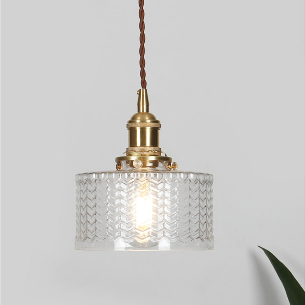 Lámpara Colgante de Vidrio Vintage para Cocina - Elegante y Cálida 6