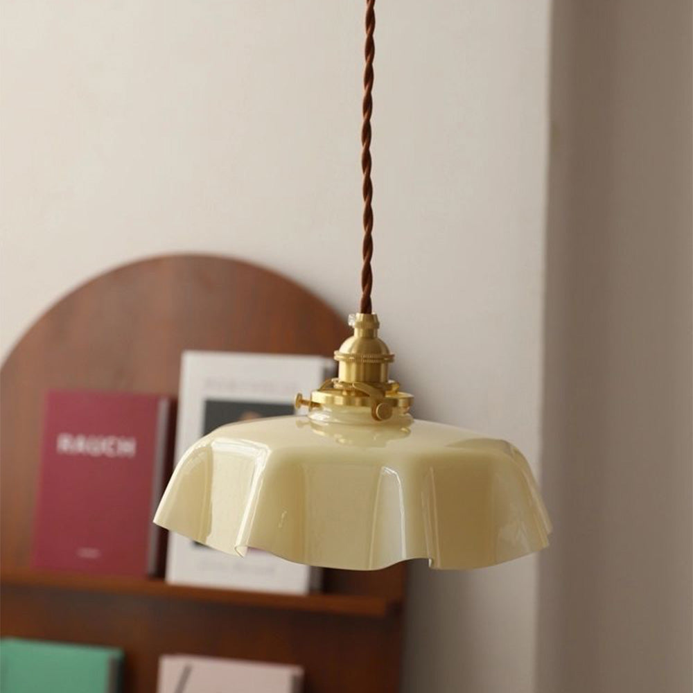 Lámpara Colgante de Vidrio con Bisel Romántico – Diseño Moderno para Salas y Comedores 8