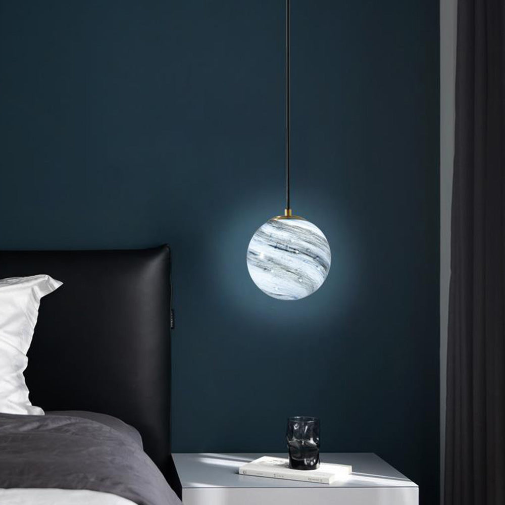Lámpara Colgante de Vidrio para Dormitorio con Diseño Moderno y Encantador 0