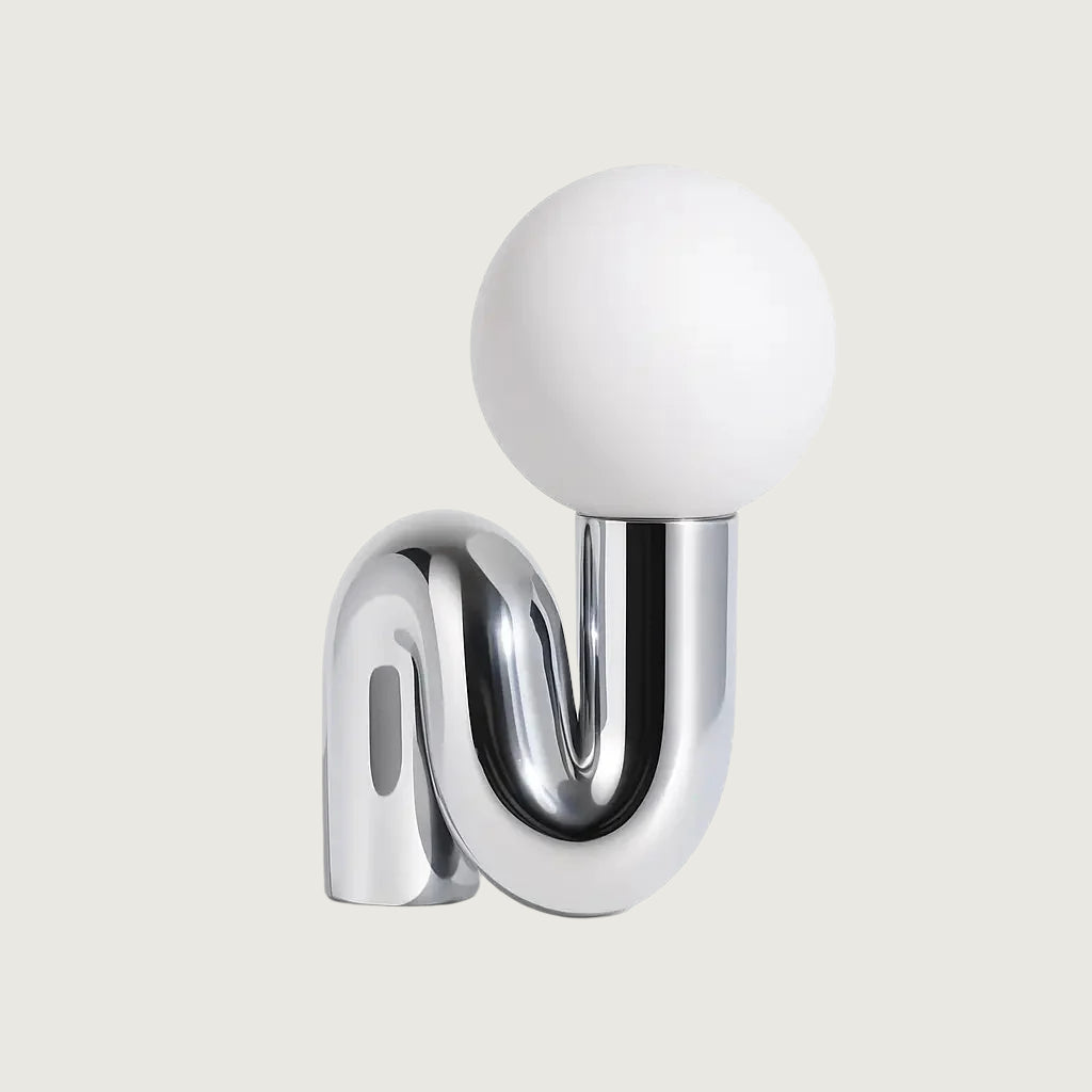 Lámpara Curl de Diseño Moderno con Luz Cálida de 3000k y Estructura Curvada – Ideal para Decoración de Techo o Pie 0