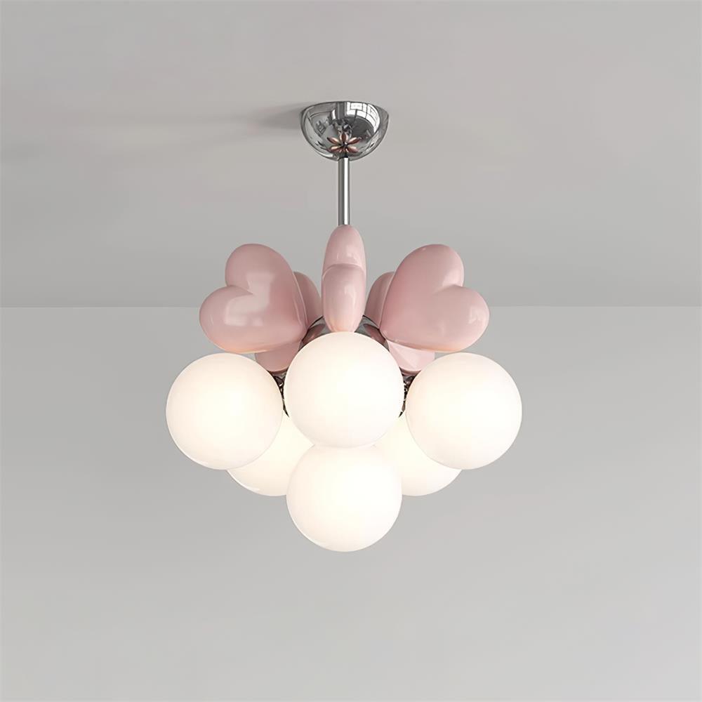 Lámpara Infantil de Araña con 4 y 6 Lámparas - Diseño Encantador para Habitaciones de Princesa, Ideal para Techo Infantil 10