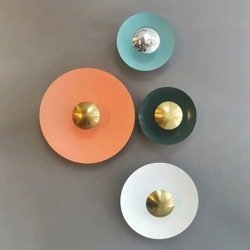 Lámpara LED Moderna ColorBurst Redonda Regulable en Varios Colores – Iluminación de Techo Elegante y Contemporánea 1