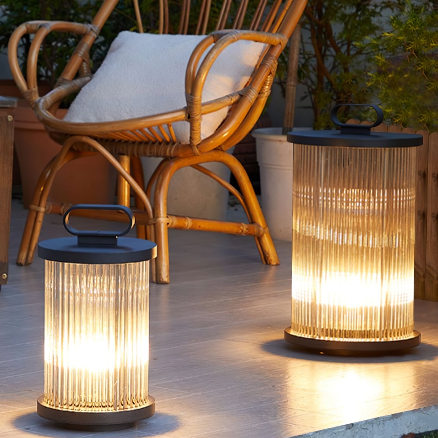 Lámpara Solar Exterior con Control Remoto de Acero Inoxidable - Luces Solares Jardín Resistente a la Intemperie con Iluminación Eficiente 8