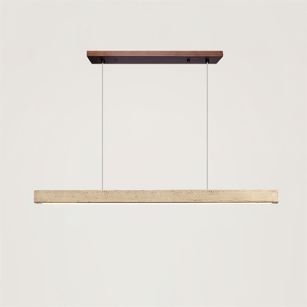 Lámpara de Araña Lineal de Travertino con Luz LED Integrada – Diseño Moderno y Elegante 13