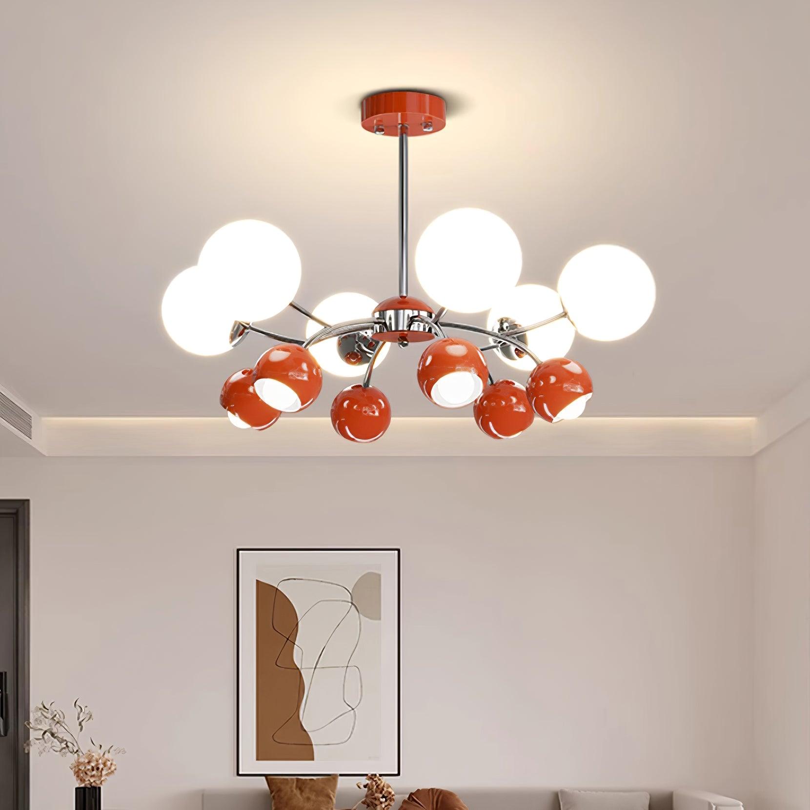 Lámpara de Araña Moderna de Diseño Esférico – Iluminación Elegante para Interiores 2