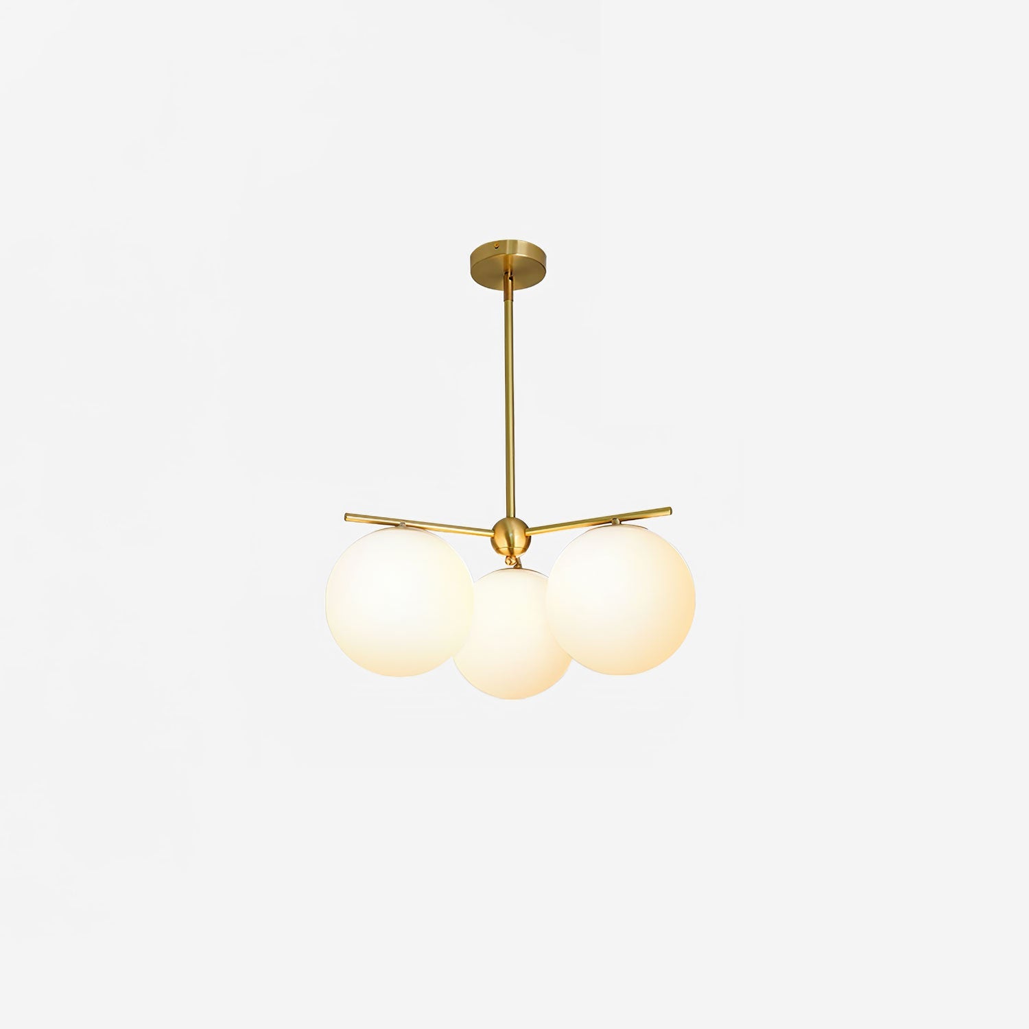 Lámpara de Araña Moderna de Esfera y Tallo con Altura Ajustable – Diseño Elegante para Interiores 0