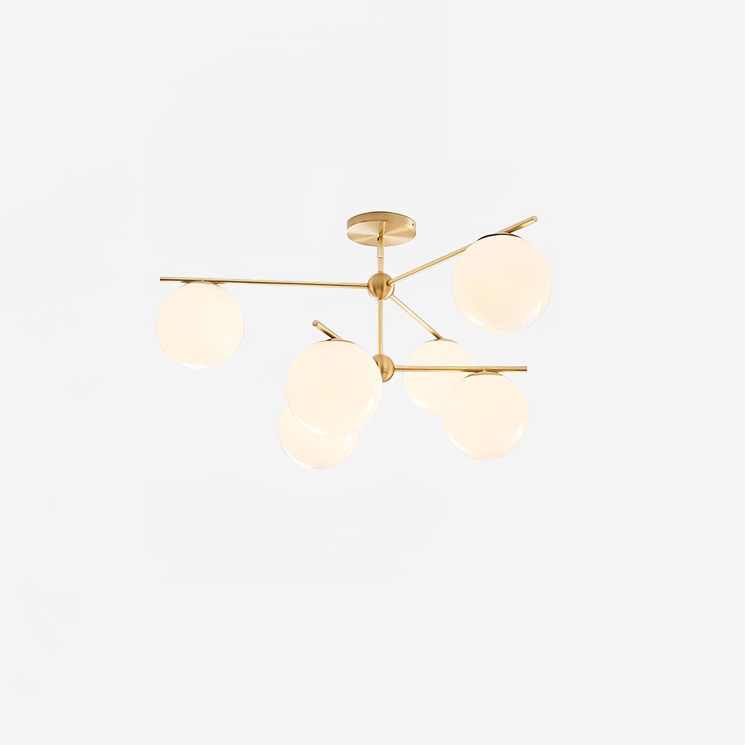 Lámpara de Araña Moderna de Esfera y Tallo con Altura Ajustable – Diseño Elegante para Interiores 10